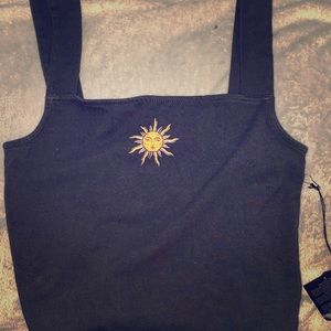 WITH TAGS! Medium sun crop tank